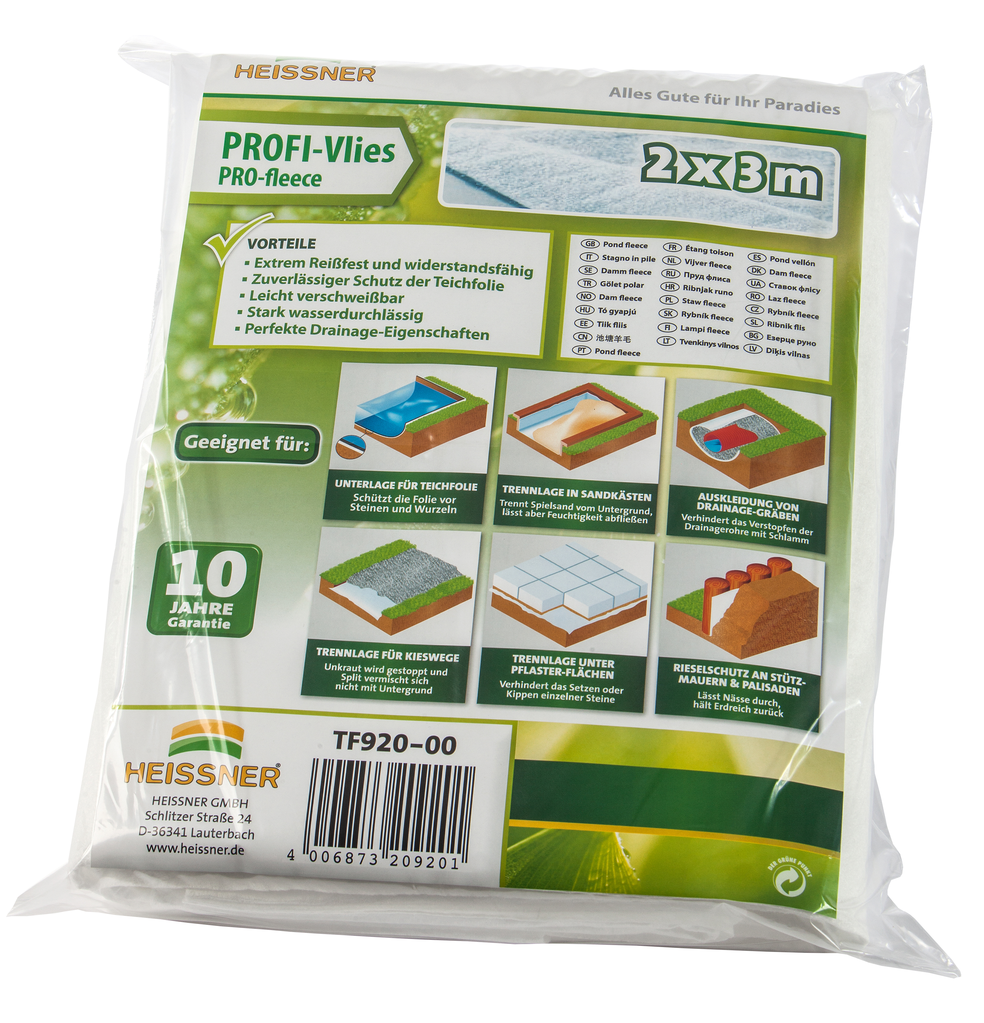 Vlies 4x4m (TF920-16)