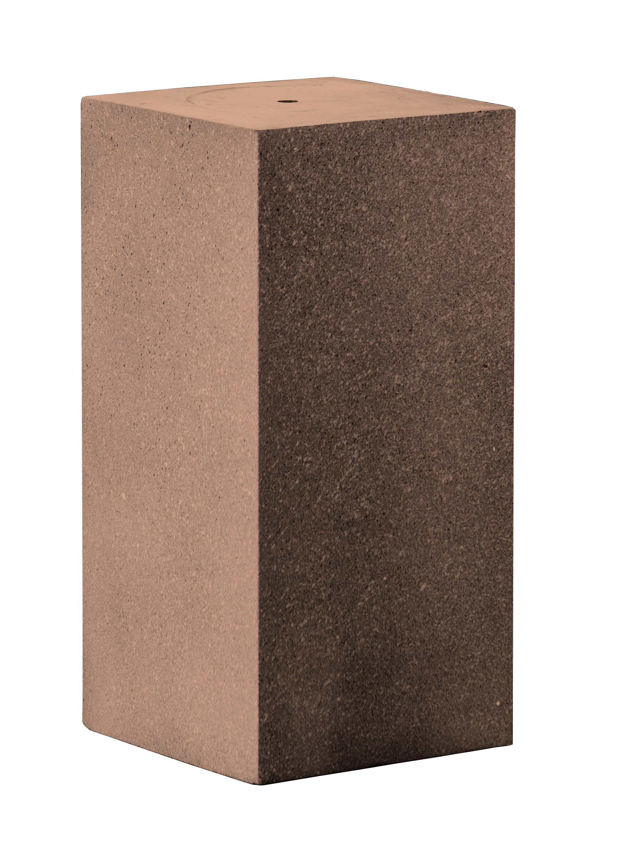 Gartenbrunnen-Sockel "Tower", rusty color, 39x39x68cm (016612-17)