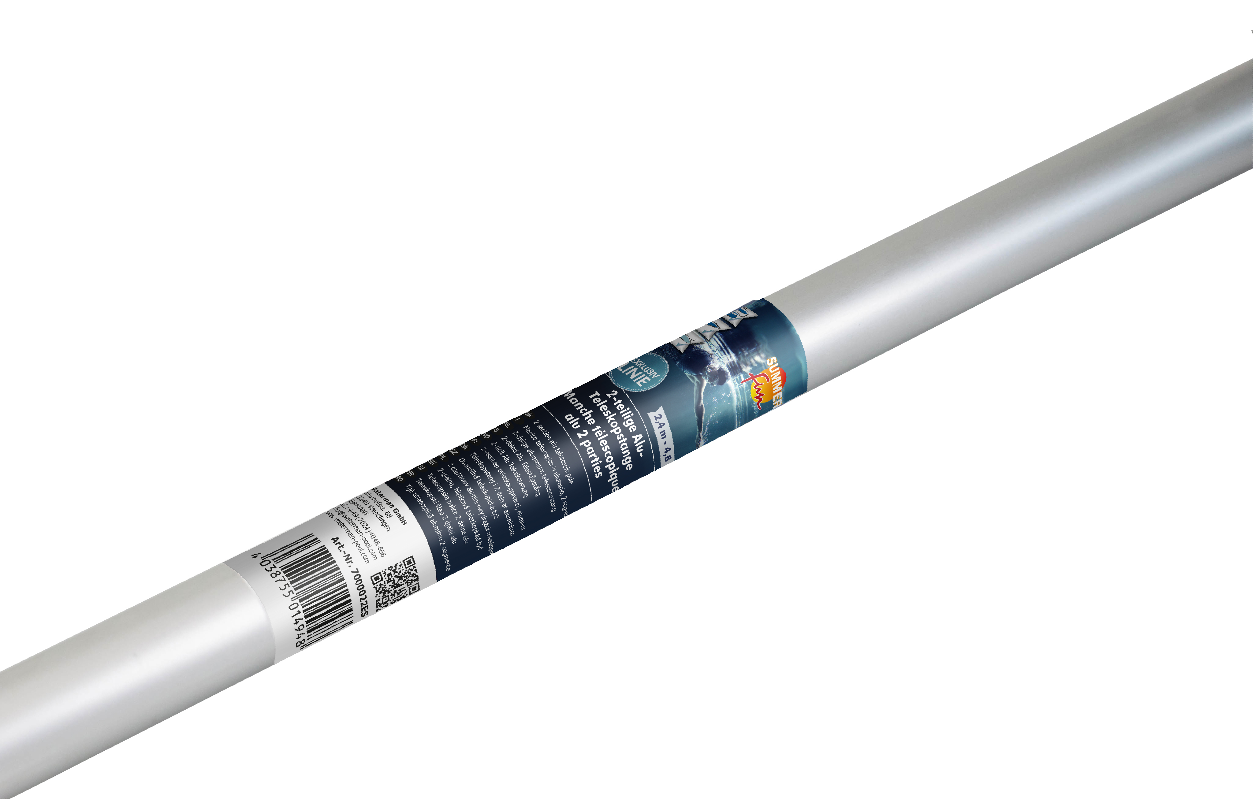 Summer Fun Exklusiv Zubehör 2-teilige Teleskopstange 2,40-4,80