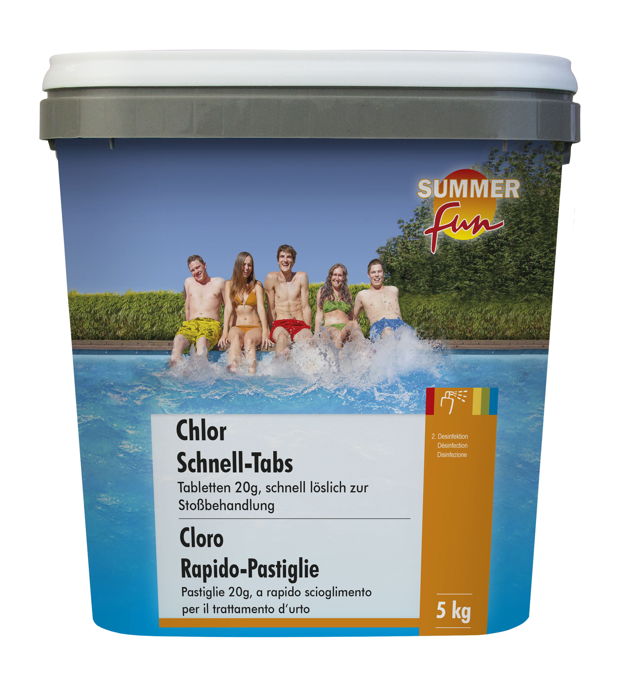 Summer Fun Chlortabletten Mini Schnell-Tabs 20g 5,0kg