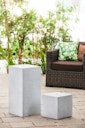 Vorschaubild Heissner Gartenbrunnen-Sockel "Cube", granite color, 31x31x31cm (016611-09)