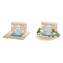 Vorschaubild Heissner Wasserfall-Element Edelstahl 30 cm mit LED (W483-00)