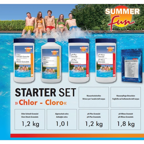 Summer Fun Wasserpflege-Grundausstattungsset Chlor