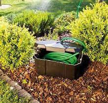 Als Schlauchbox mit Wasseranschluss einsetzbar Als Schlauchbox mit Wasseranschluss einsetzbar