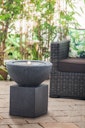 Vorschaubild Heissner Gartenbrunnen-Sockel "Cube", granite color, 31x31x31cm (016611-09)