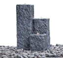 Vorschaubild Fountain-Set "Neptun LED",  black color, 59x43x15/25/40cm (016616-03)