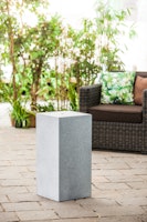 Heissner Gartenbrunnen-Sockel "Tower", granite color, 39x39x68cm (016612-09)