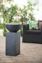 Vorschaubild Heissner Gartenbrunnen-Sockel "Tower", black color, 39x39x68cm (016612-03)